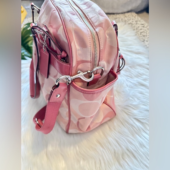*sold*  Rare Coach Barbie Pink Heritage Purse - Picture 2 of 13